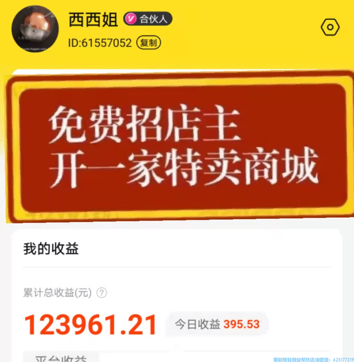 二娃宝妈西西姐六年微商对接蜂享家副业，完美收获13万纯利润