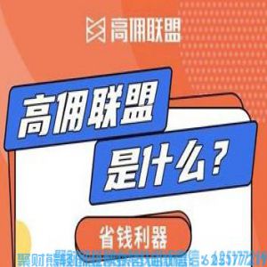 高佣联盟最新完整版新人必学基础教程-高佣联盟怎么省钱和赚钱